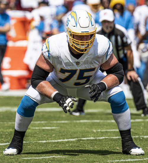 Former Los Angeles Chargers Line backer Bryan Bulaga 