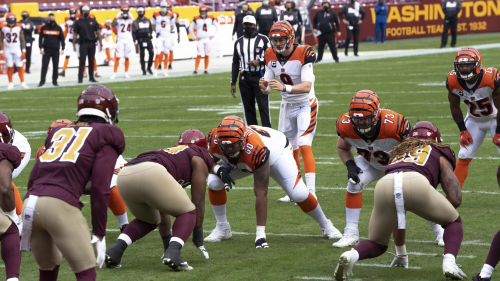 Joe Burrow and the Cincinnati Bengals take on the Washington Football Team